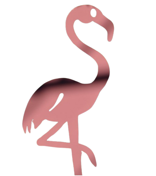 Décoration de jardin en métal - Flamant rose Lady pink - IDfer