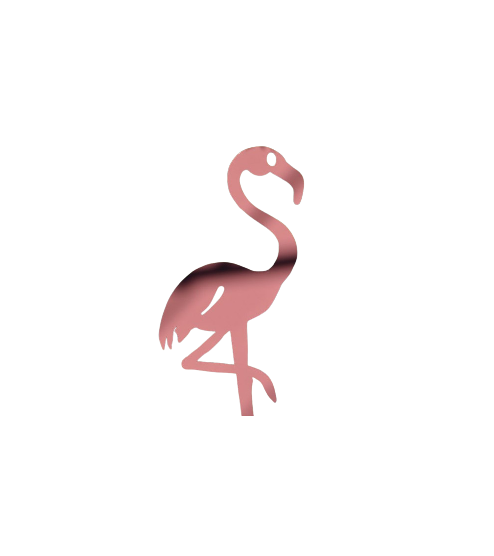 Décoration de jardin en métal - Flamant rose Lady pink - IDfer