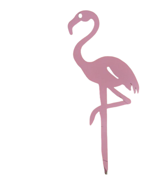 Décoration de jardin en métal - Flamant rose Lady pink - IDfer