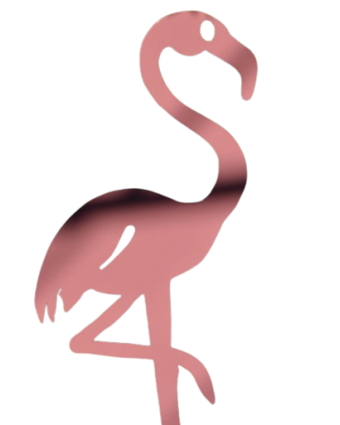 Décoration de jardin en métal - Flamant rose Lady pink - IDfer