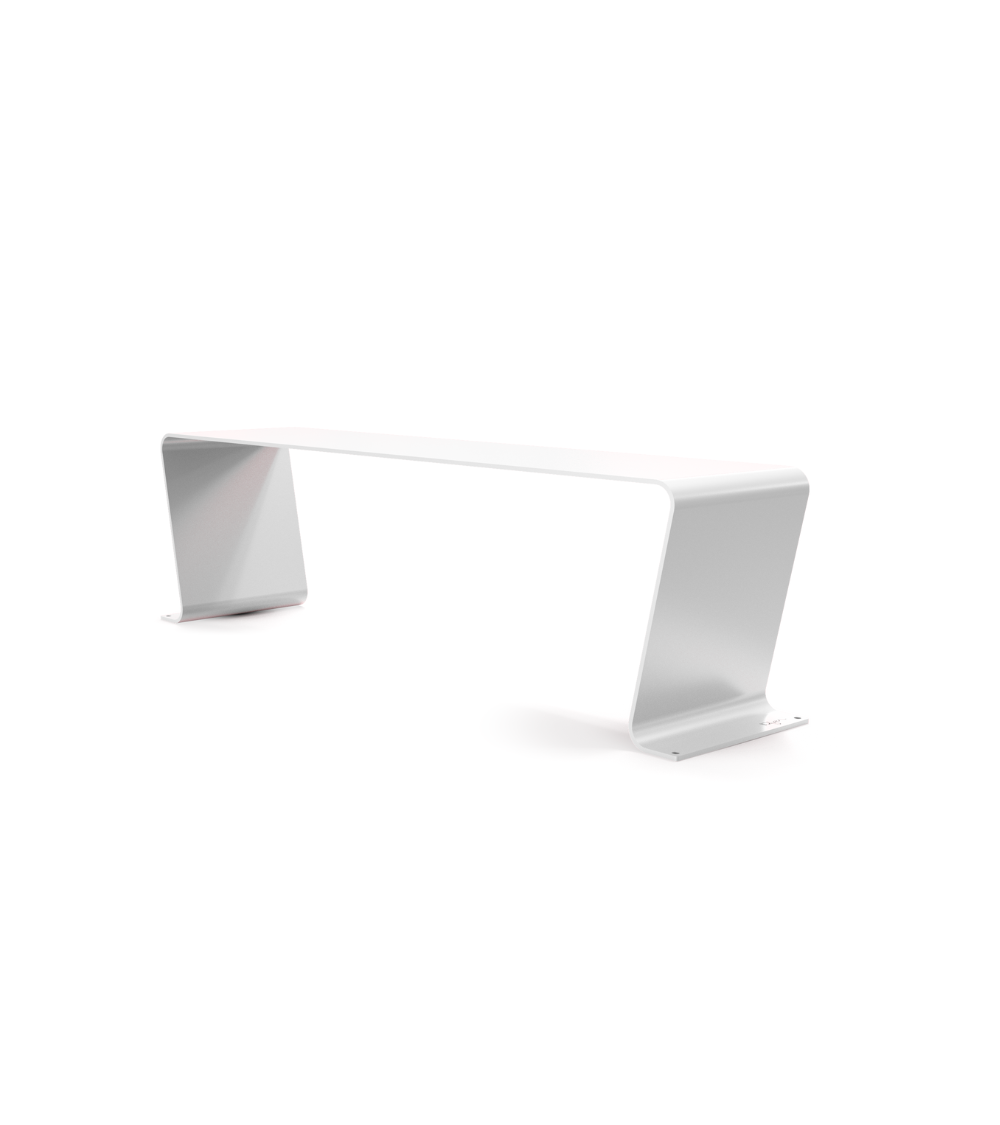 Banc design en métal personnalisé - Urbansteel - IDfer