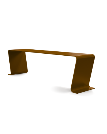 Banc design en métal personnalisé - Urbansteel - IDfer