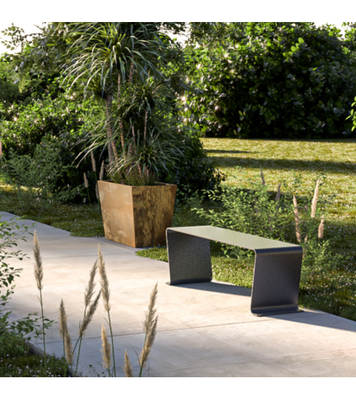 Banc design en métal personnalisé - Urbansteel - IDfer