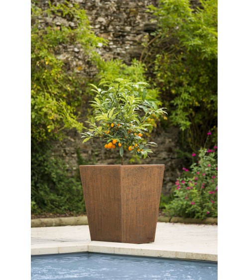 Jardinière Steel H'6 Carré