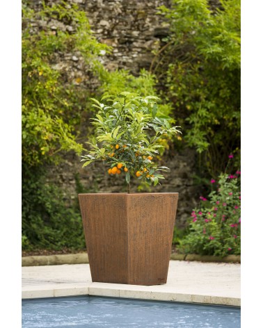 Jardinière Steel H'6 Carré