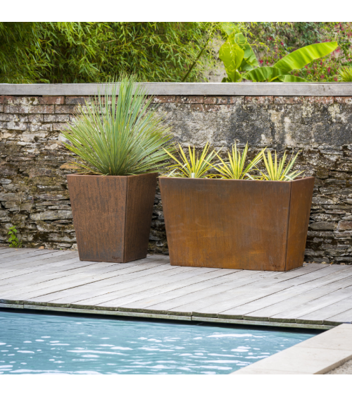 Jardinière Steel H'6 Carré