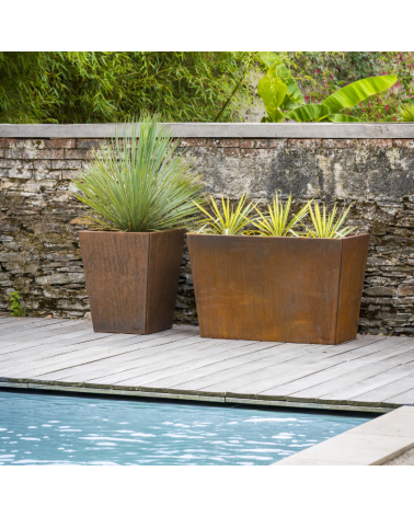 Jardinière Steel H'6 Carré